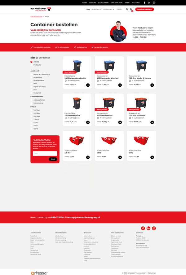 Van Kaathoven Webshop